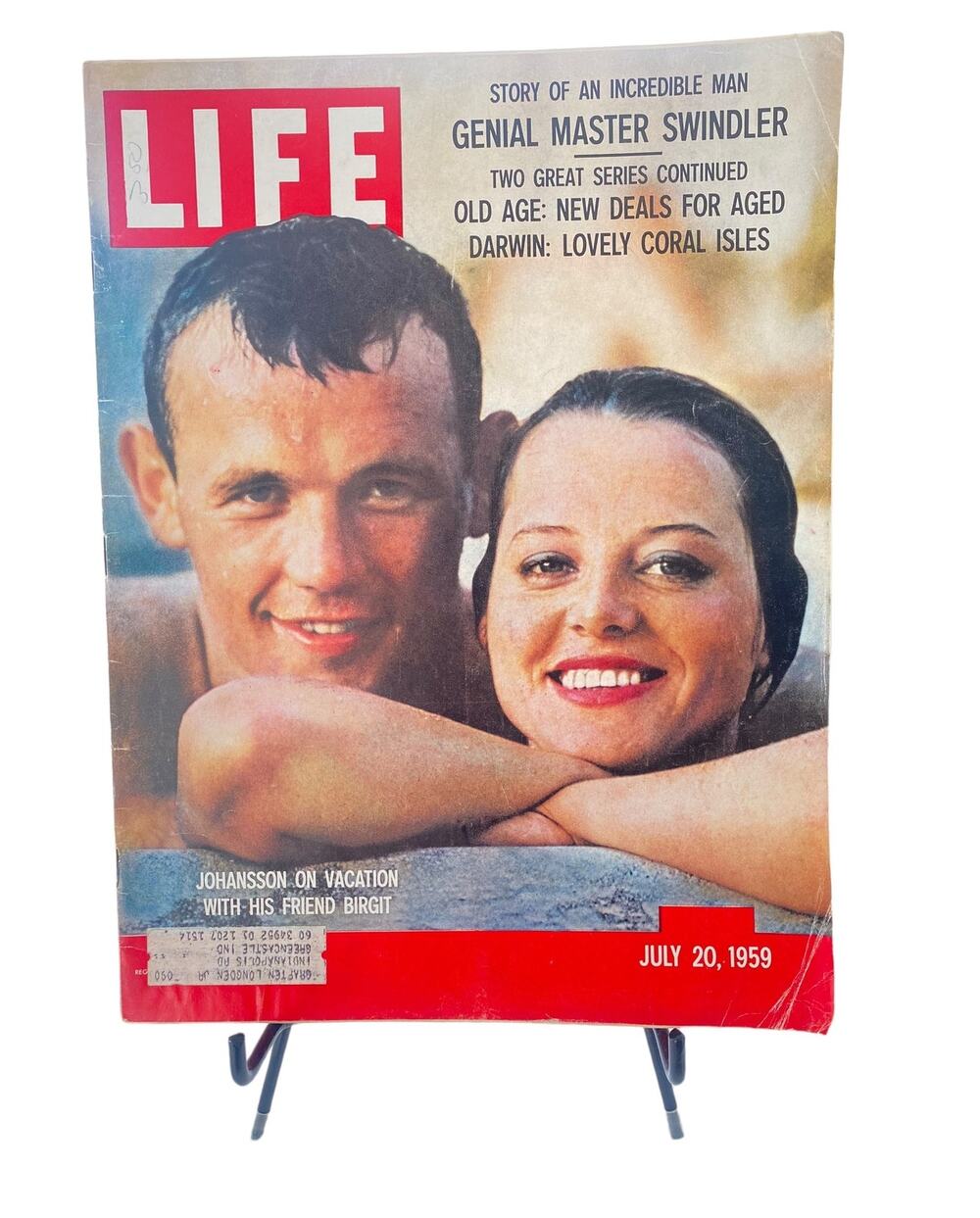LIFE Magazine July 20 1959 Ingemar Johansson & Birgit Lundgren Cover